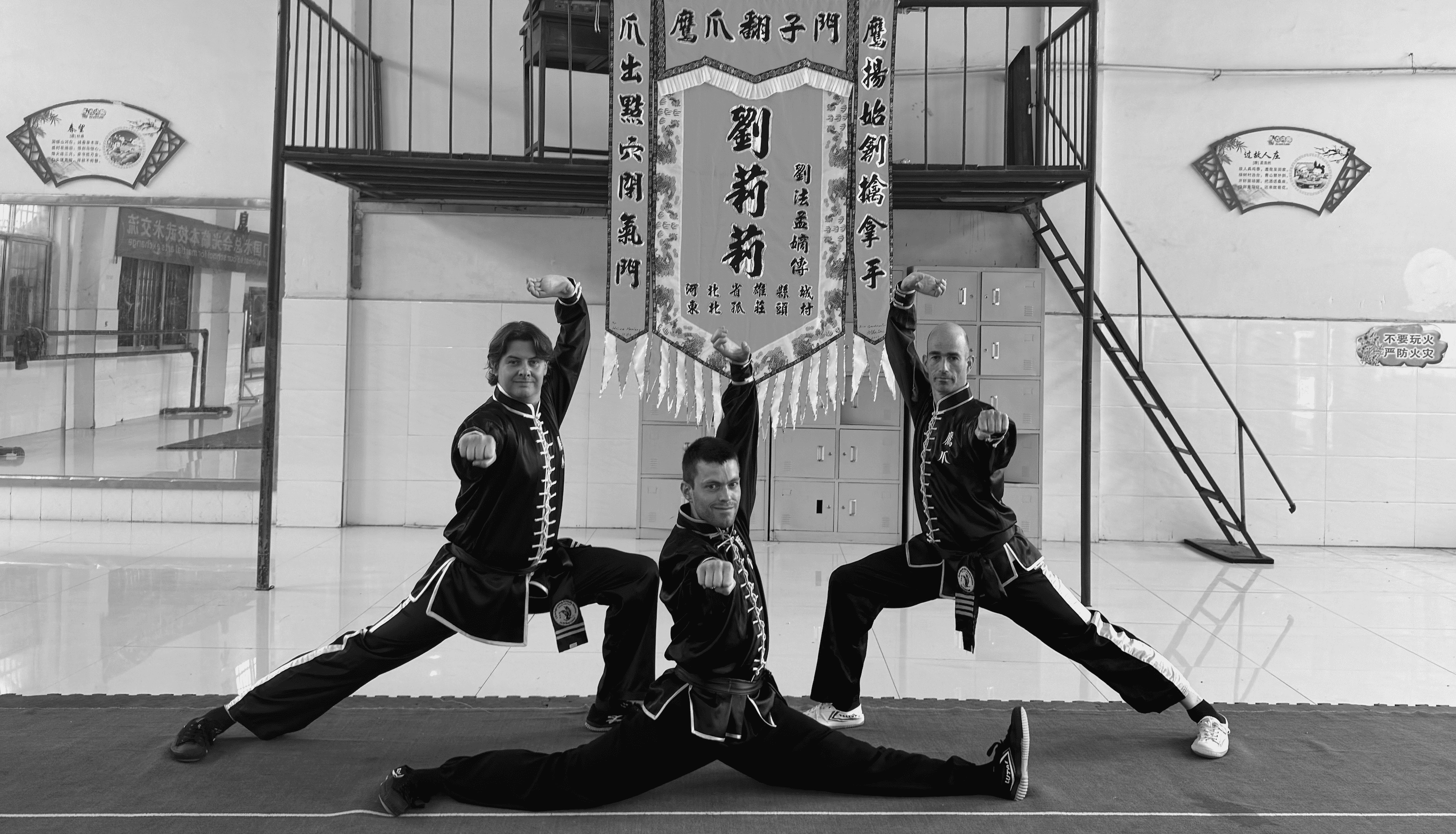 Dieter, Danny en Kevin in China